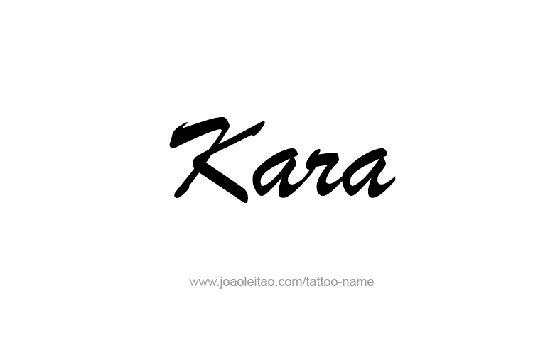 Tattoo Design Name Kara   