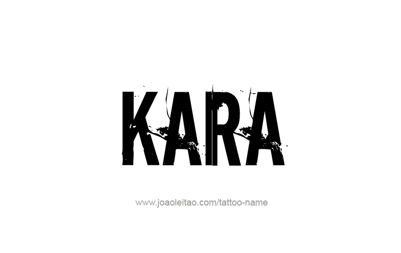 Tattoo Design Name Kara   