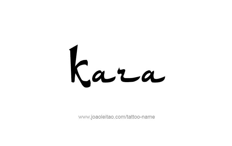 Tattoo Design Name Kara   