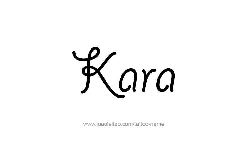 Tattoo Design Name Kara   