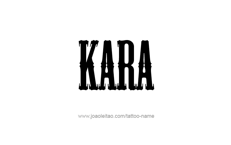 Tattoo Design Name Kara   