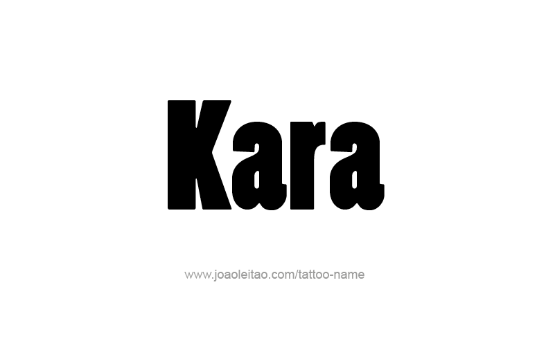 Tattoo Design Name Kara   