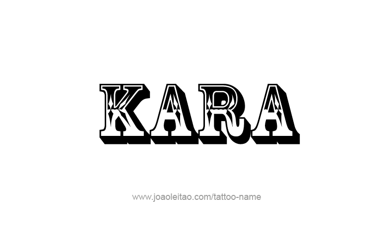 Tattoo Design Name Kara   