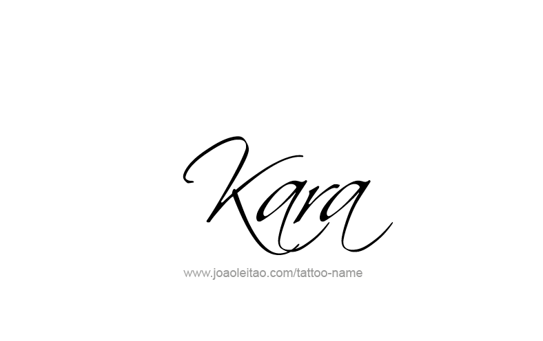 Tattoo Design Name Kara   