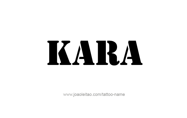 Tattoo Design Name Kara   