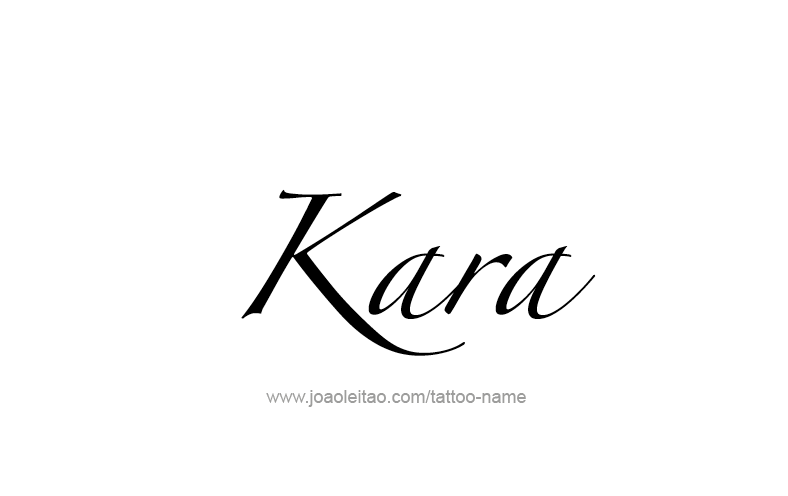 Tattoo Design Name Kara   