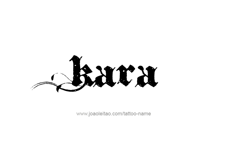 Tattoo Design Name Kara   