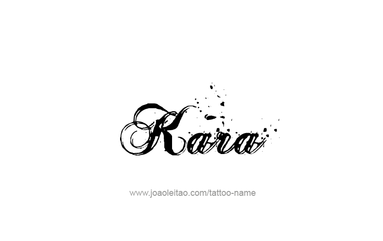 Tattoo Design Name Kara   