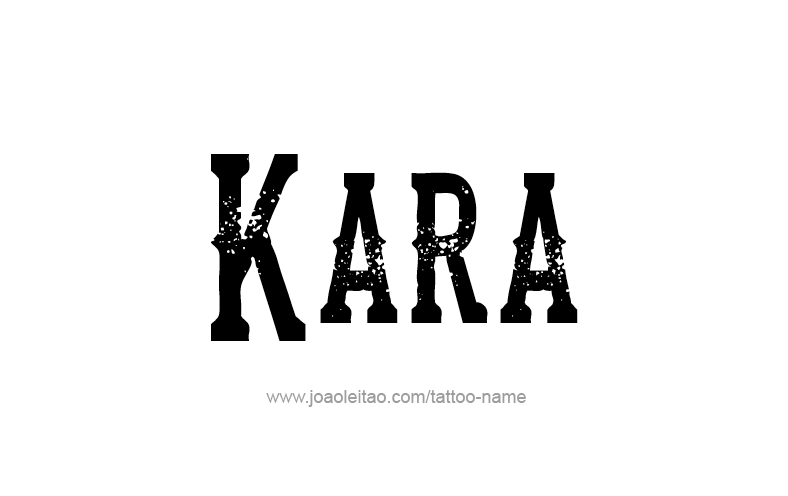 Tattoo Design Name Kara   