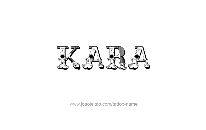 Tattoo Design Name Kara   