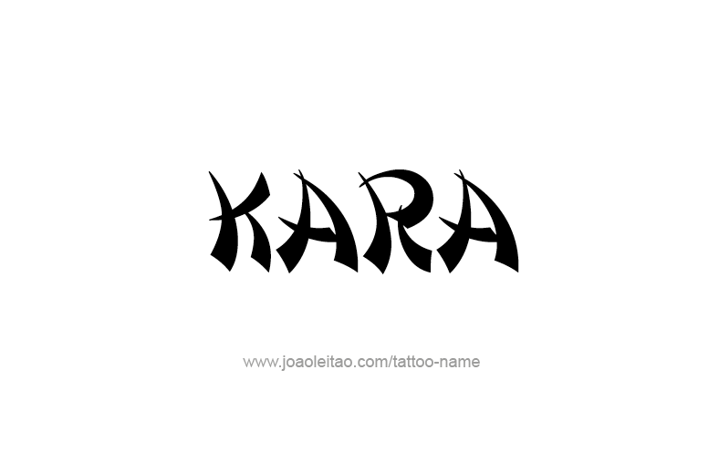 Tattoo Design Name Kara   