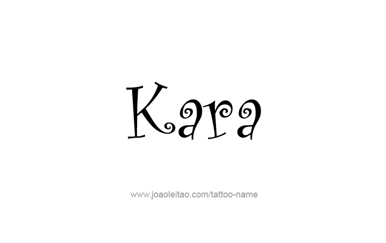 Tattoo Design Name Kara   