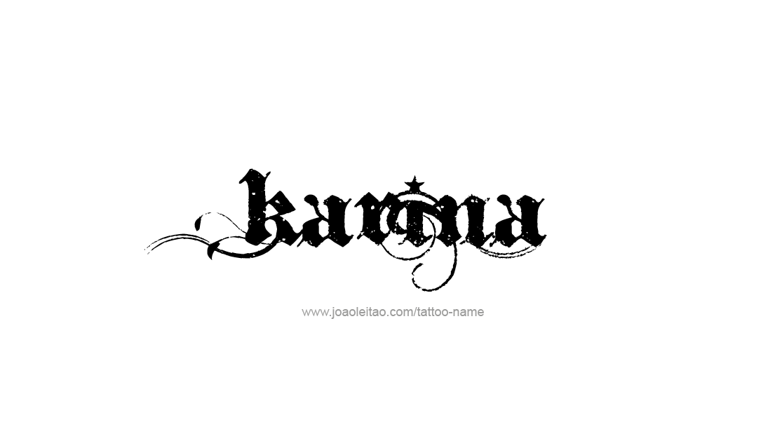 Tattoo Design Name Karina   