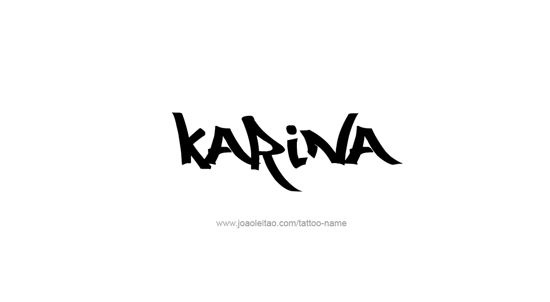 Tattoo Design Name Karina   