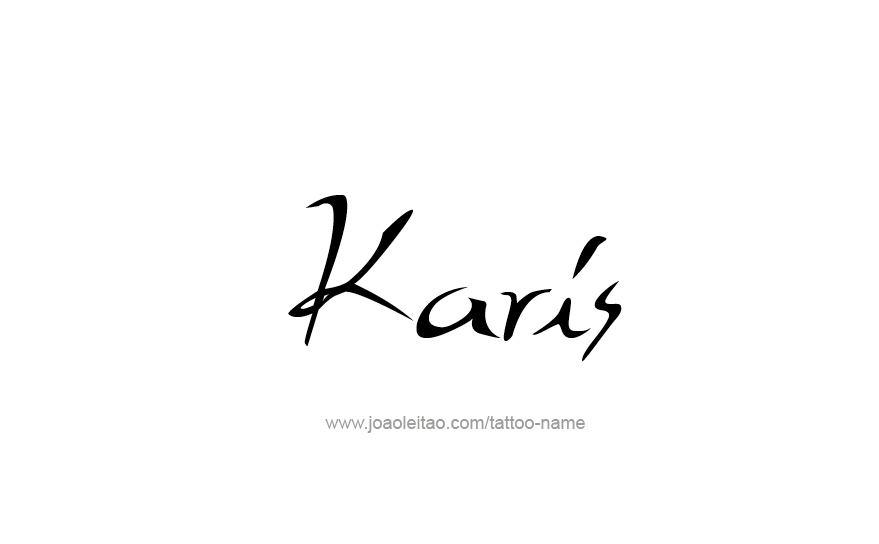 Tattoo Design Name Karis   