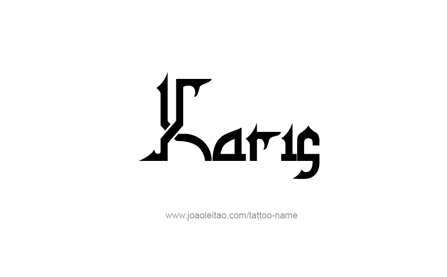 Tattoo Design Name Karis   