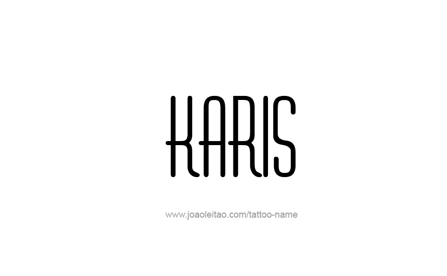 Tattoo Design Name Karis   