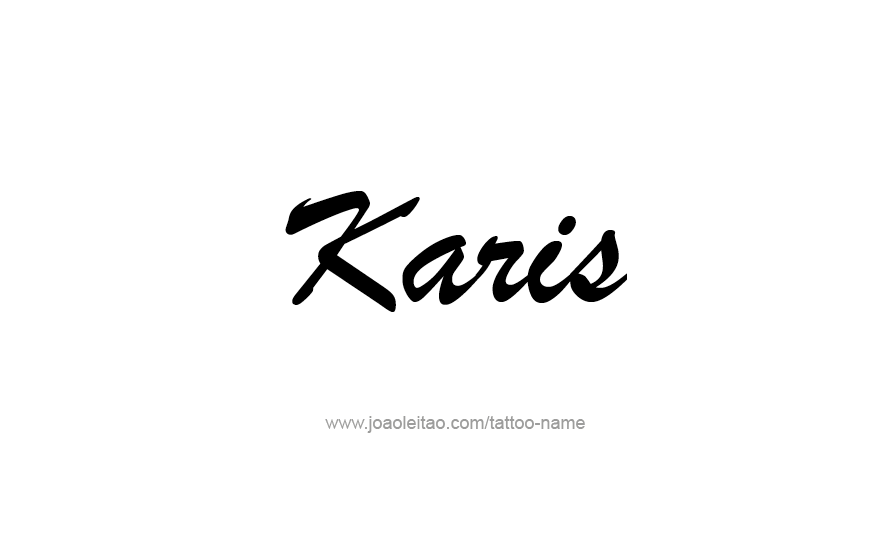 Tattoo Design Name Karis   