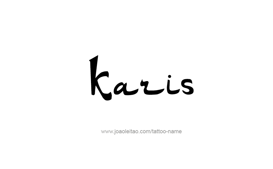 Tattoo Design Name Karis   