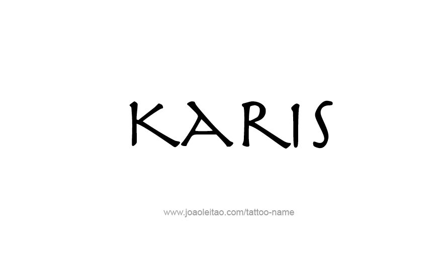 Tattoo Design Name Karis   