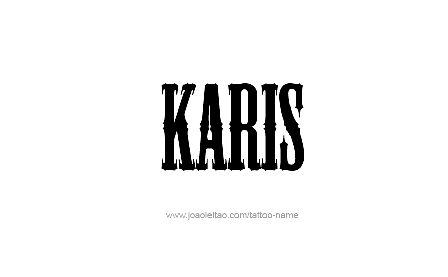 Tattoo Design Name Karis   