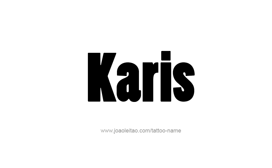 Tattoo Design Name Karis   