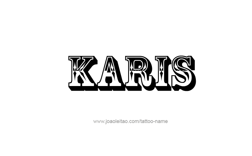 Tattoo Design Name Karis   