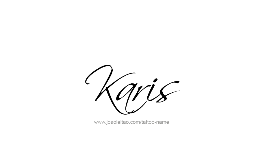 Tattoo Design Name Karis   