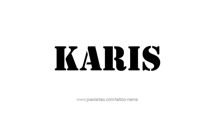 Tattoo Design Name Karis   