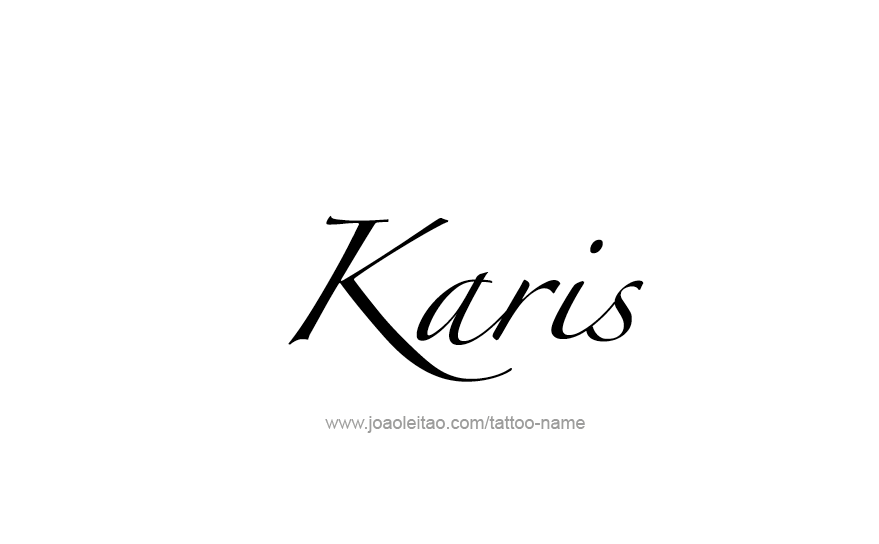 Tattoo Design Name Karis   