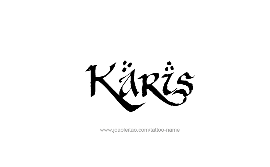 Tattoo Design Name Karis   