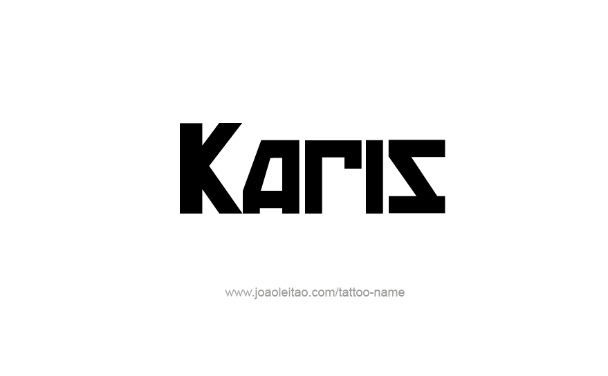 Tattoo Design Name Karis   
