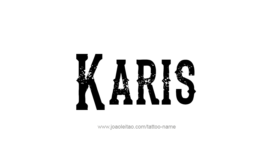 Tattoo Design Name Karis   