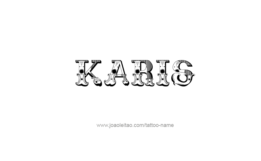 Tattoo Design Name Karis   