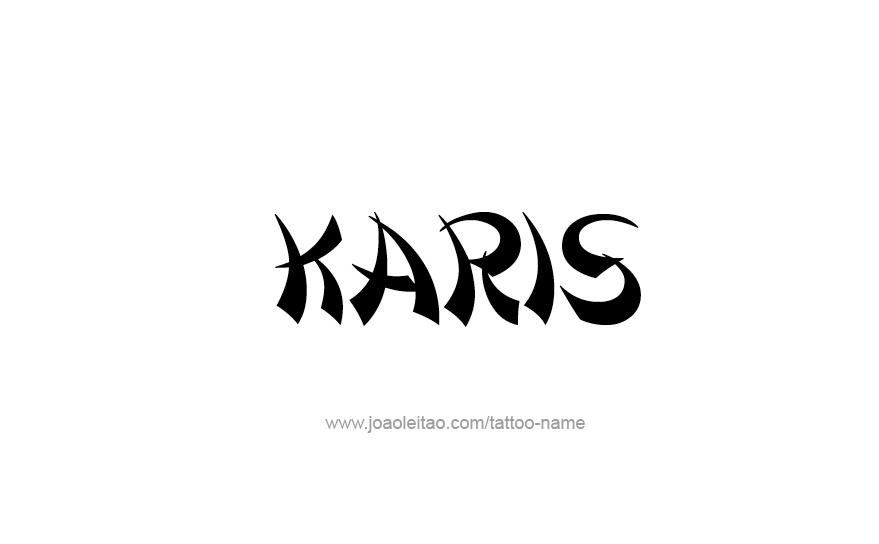 Tattoo Design Name Karis   