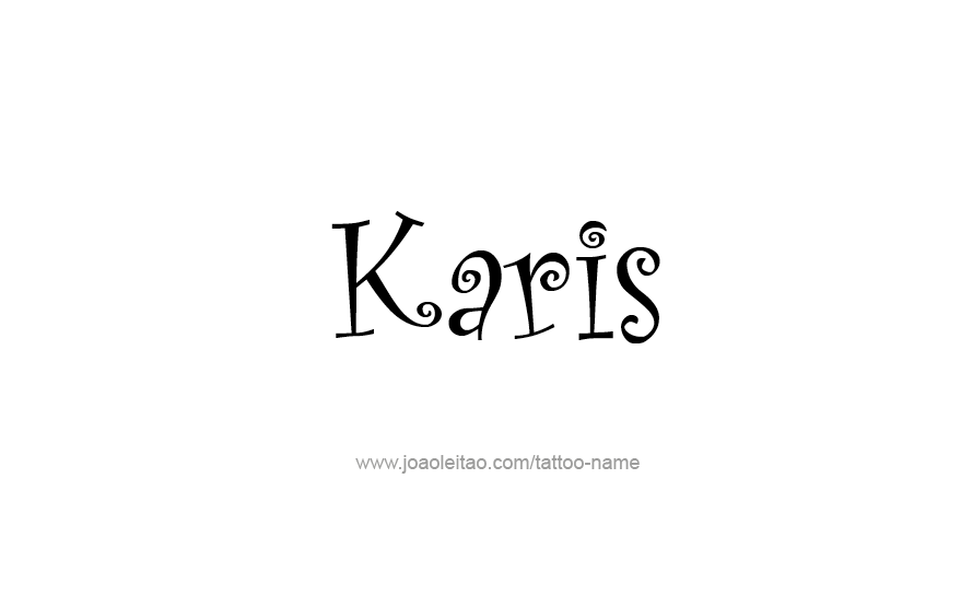 Tattoo Design Name Karis   