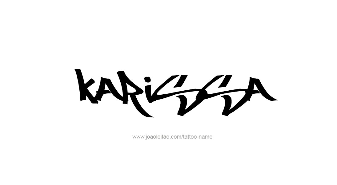 Tattoo Design Name Karissa   