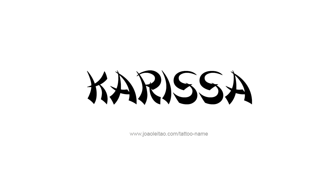 Tattoo Design Name Karissa   