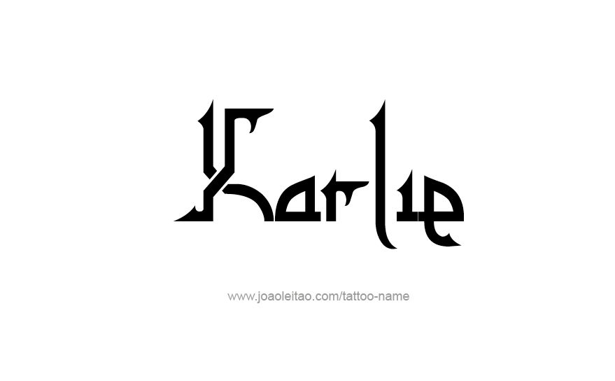 Tattoo Design Name Karlie   