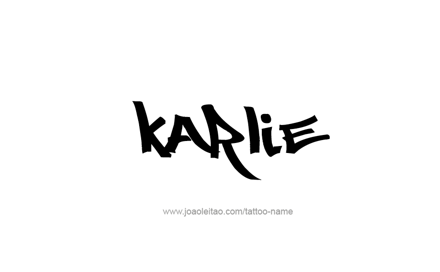 Tattoo Design Name Karlie   