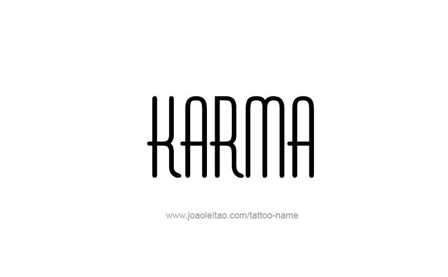 Tattoo Design Name Karma   