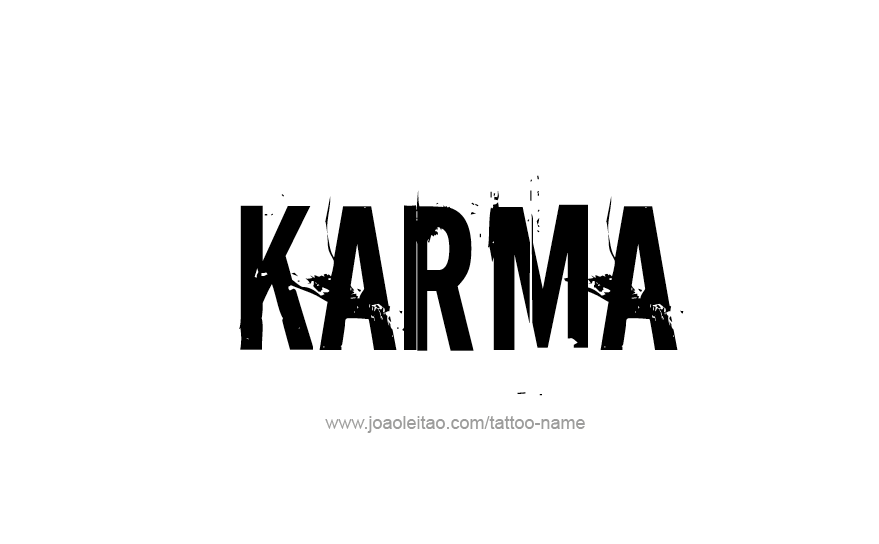 Tattoo Design Name Karma   