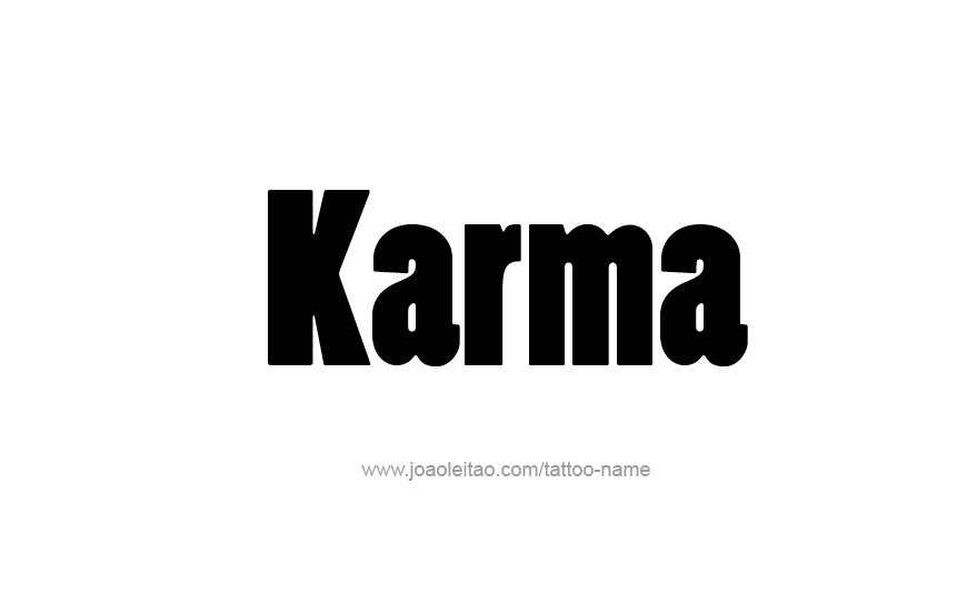 Tattoo Design Name Karma   