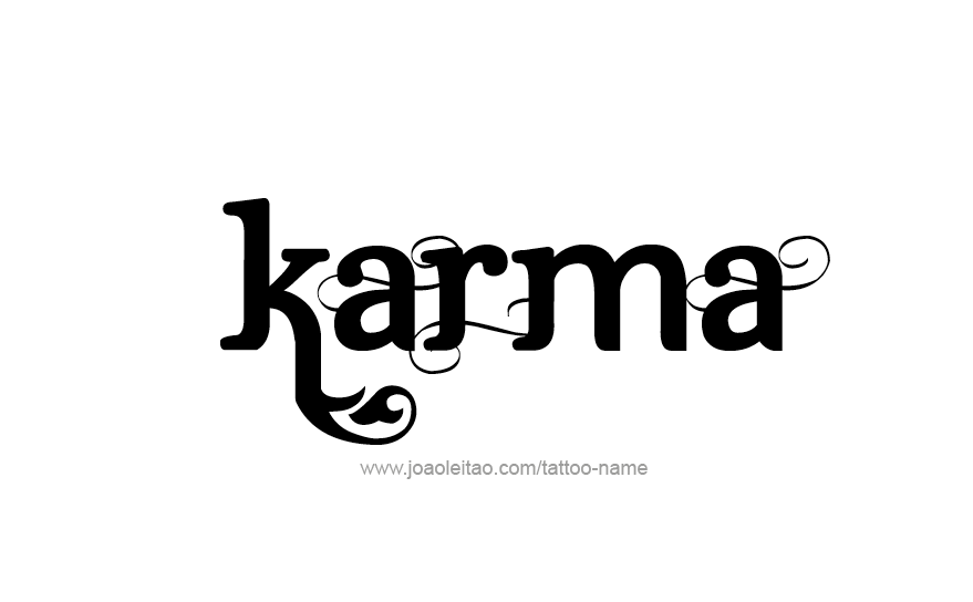 Tattoo Design Name Karma   