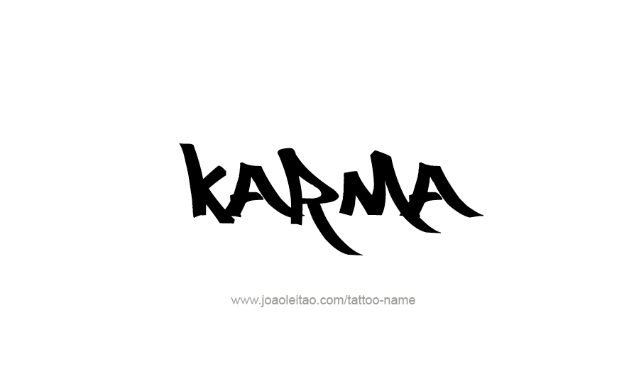 Tattoo Design Name Karma   