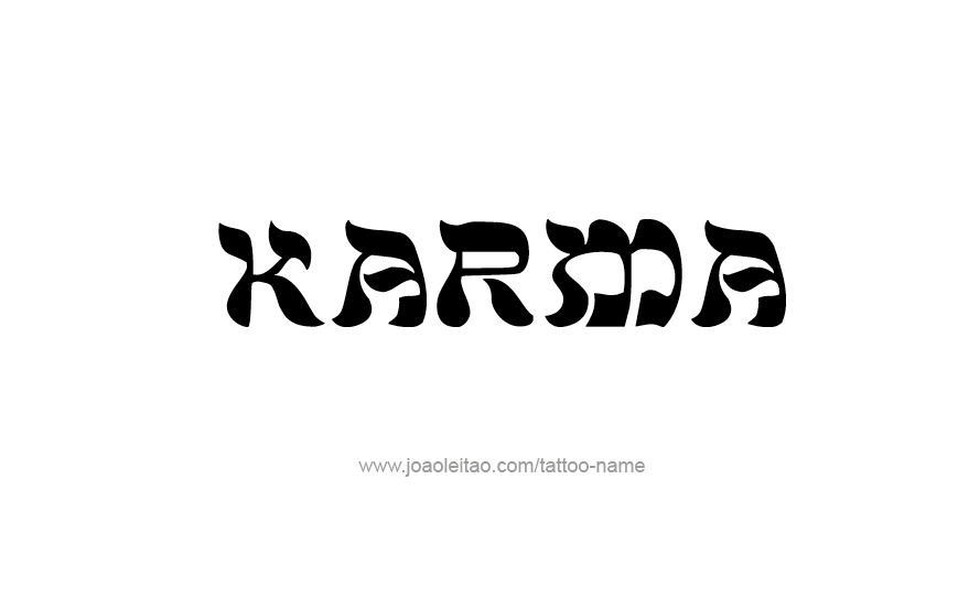 Tattoo Design Name Karma   