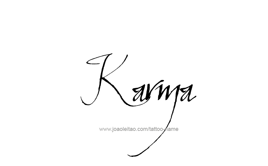 Tattoo Design Name Karma   