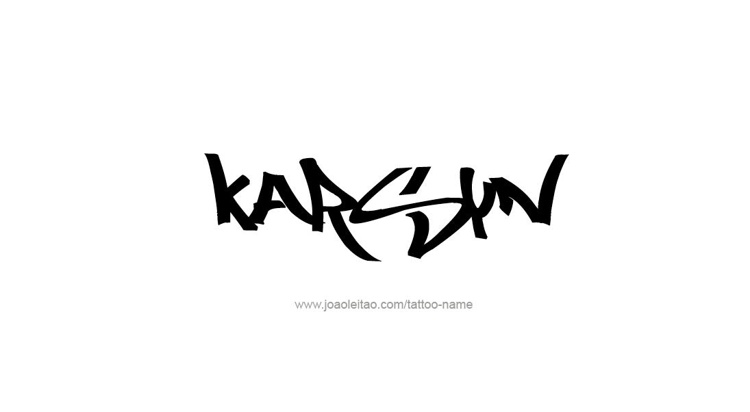 Tattoo Design Name Karsyn   