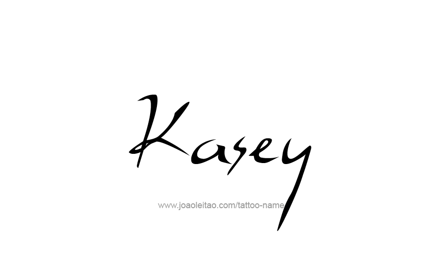 Tattoo Design Name Kasey   