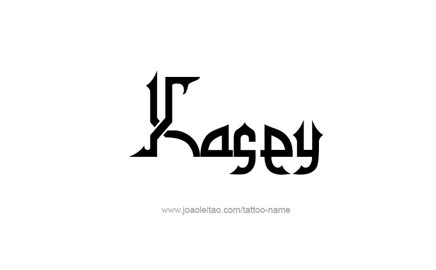 Tattoo Design Name Kasey   